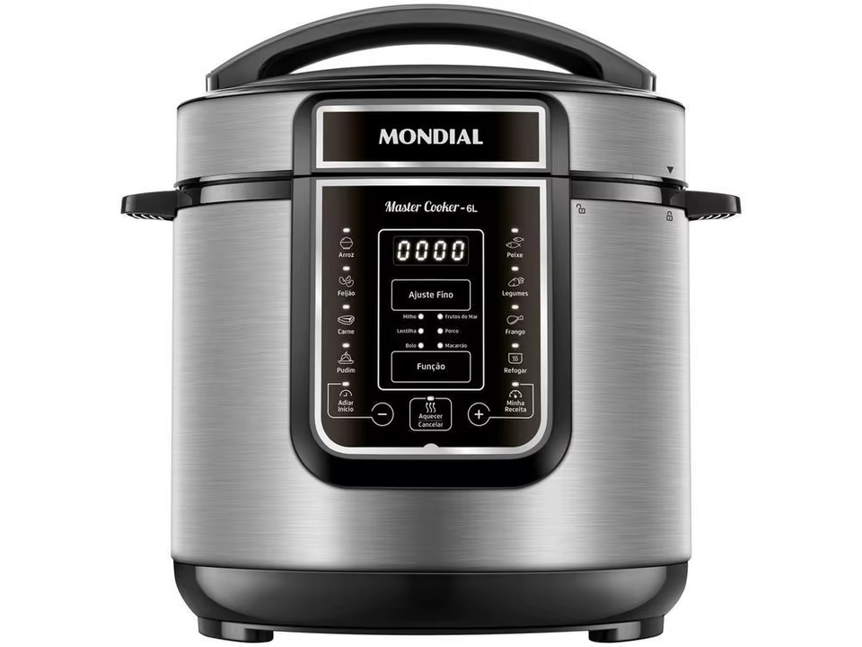 Panela de Pressão Elétrica Mondial 6L
