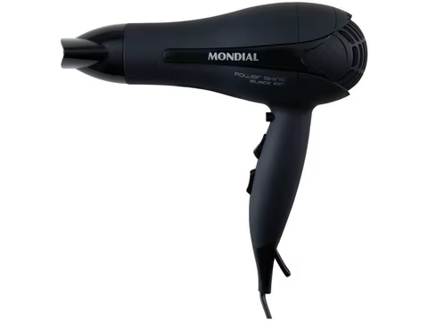 Secador Mondial Power Shine Black