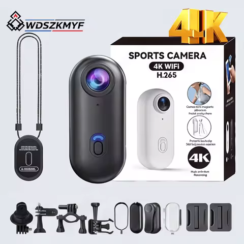 Câmera de Ação Mini 4K com WiFi