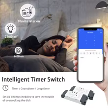 Interruptor WiFi EWELINK 2 Canais RF 433 Thumbnail 3