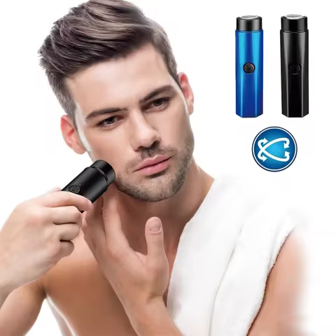 Barbeador Elétrico Portátil USB