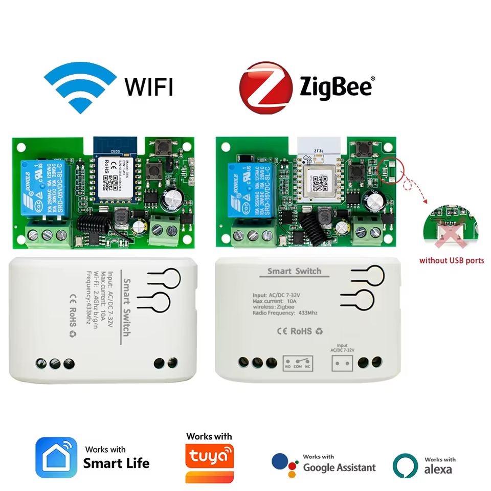 Relé Inteligente Zigbee/WIFI 1CH