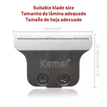 Pente Guia Aparador Cabelo Kemei Thumbnail 2