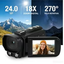 Câmera Digital 1080P Full HD Thumbnail 2