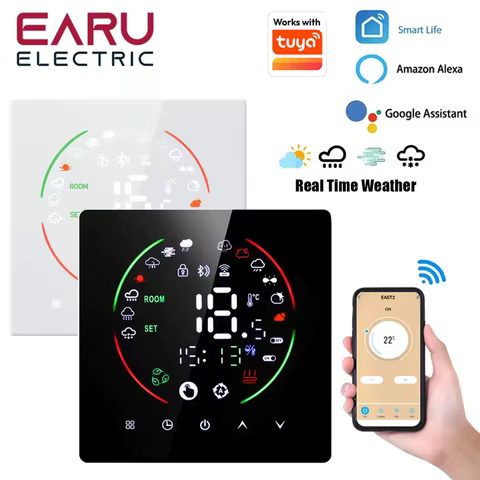 Termostato Inteligente WiFi EARU Tuya 16A