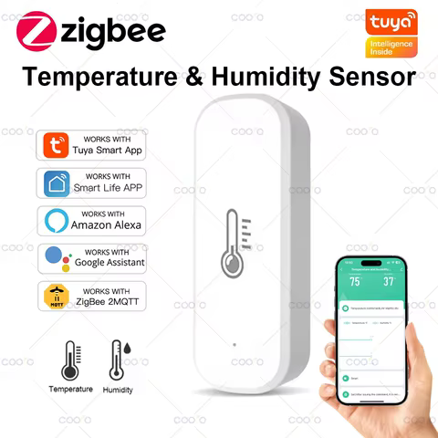 Sensor Zigbee Tuya Temperatura e Umidade