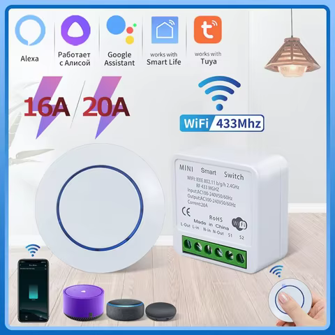 Interruptor WiFi Inteligente 433MHz