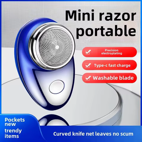 Mini Barbeador Elétrico Portátil