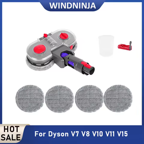Cabeça de Mop Elétrica WINDNINJA para Dyson