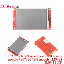Tela LCD 3.5" Touch para Raspberry Pi Thumbnail 2