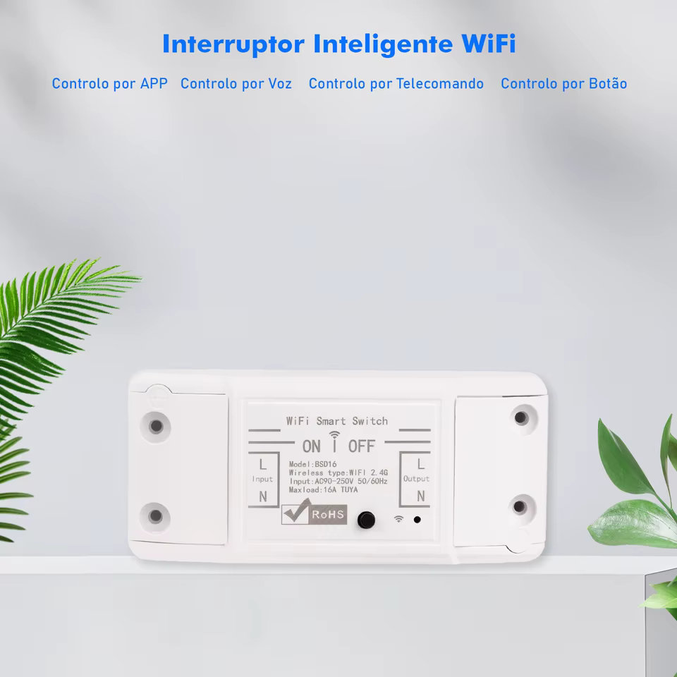 Interruptor Inteligente WiFi 16A TUYA