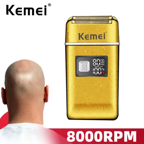Kemei Barber Barbeador Elétrico 8000 RPM