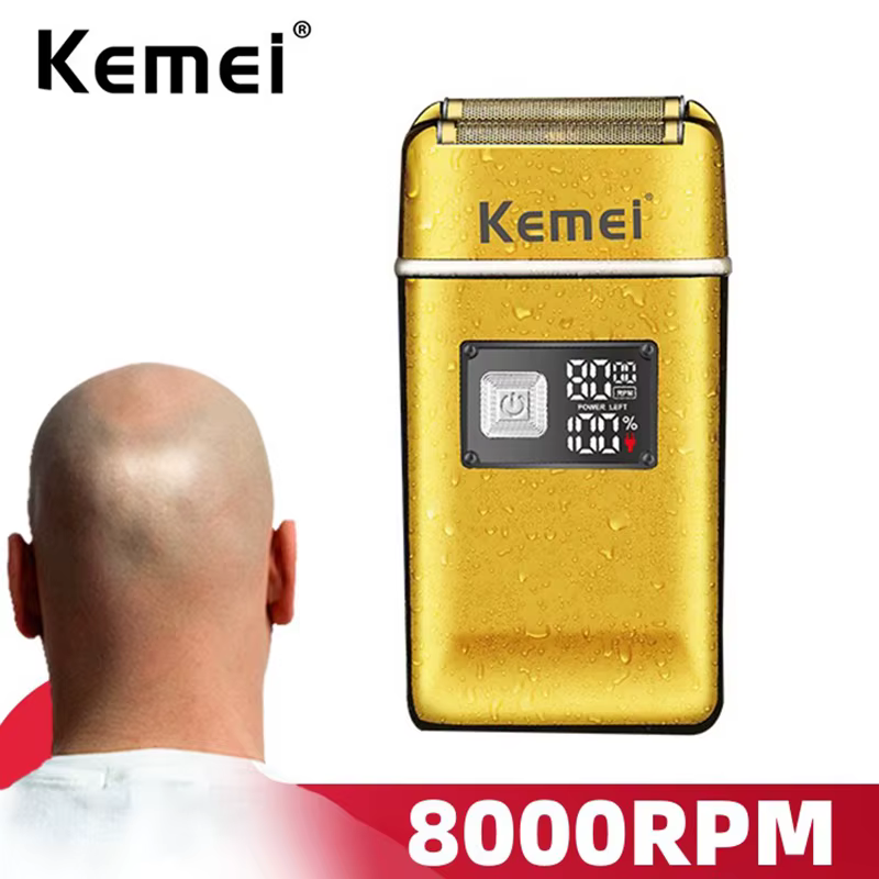 Kemei Barber Barbeador Elétrico 8000 RPM