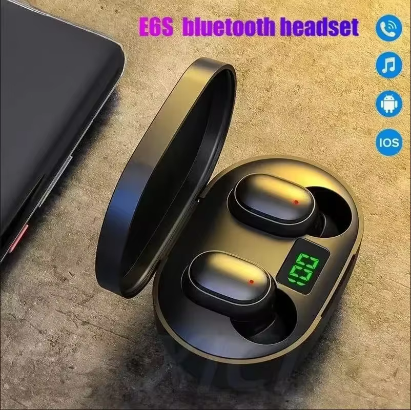 TWS E6s Bluetooth Fones de Ouvido