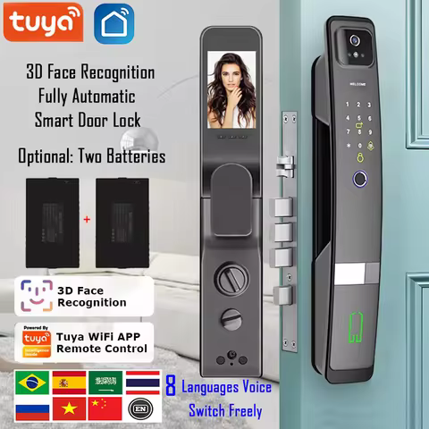 Fechadura Inteligente Facial e Digital WiFi