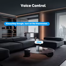 Termostato Inteligente ZigBee Star Ring Thumbnail 4