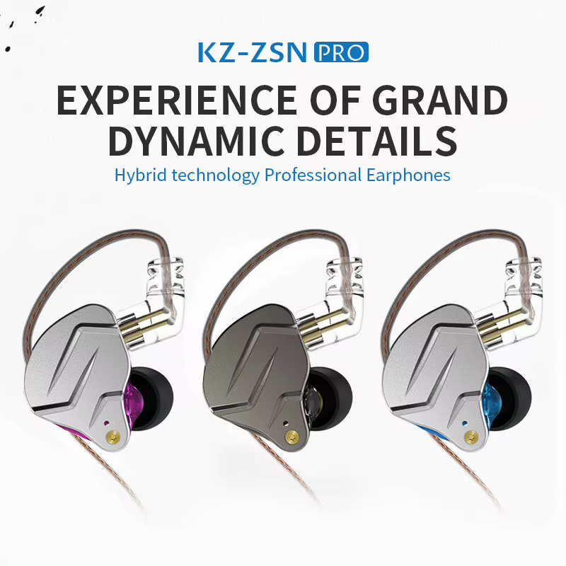 KZ ZSN PRO Fones Híbridos