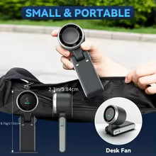 Mini Ventilador Portátil USB Dobrável Thumbnail 2