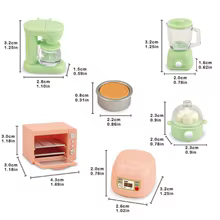 Kit Cozinha Miniatura DIY 1:12 Thumbnail 6