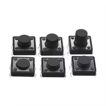 Micro Mini Botão Tátil 12V 20 Pcs Thumbnail 1