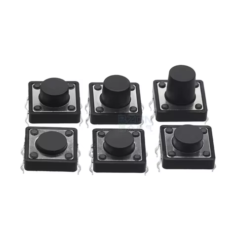 Micro Mini Botão Tátil 12V 20 Pcs