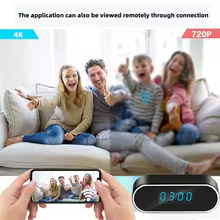 Câmera Mini Relógio WiFi 4K HD Thumbnail 2