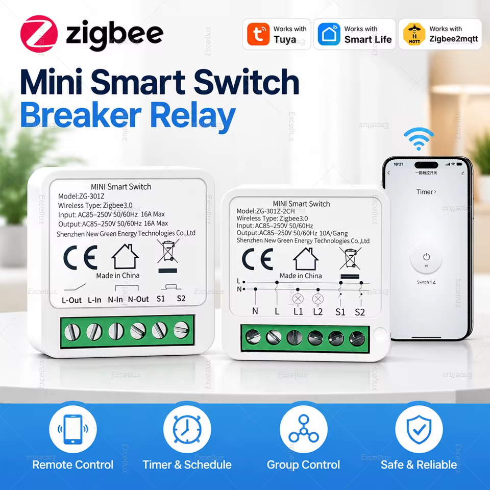 Interruptor Zigbee 3.0 Mini
