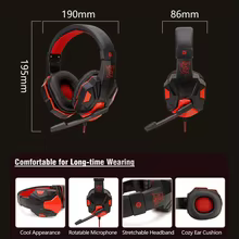 Headset Gamer Com Fio 40mm Thumbnail 6