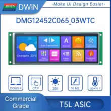Módulo LCD HMI 6.5" IPS 452x1280 Toque In-cell DWIN Thumbnail 1