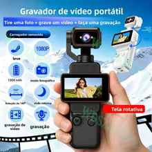 Câmera de Ação 1080P com Lente Rotativa Thumbnail 1
