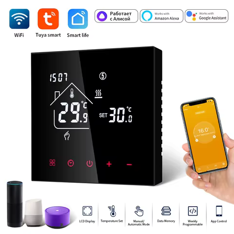Termostato Inteligente WiFi Tuya