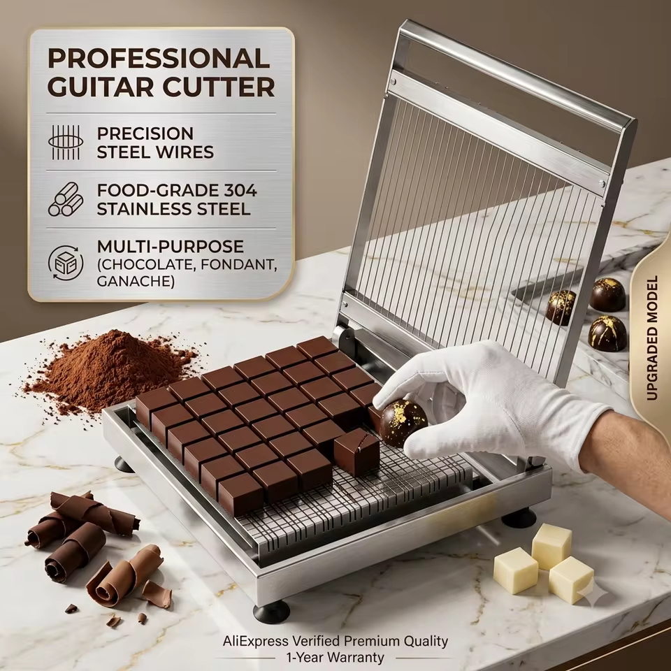 Cortador de Chocolate Industrial Aço Inox