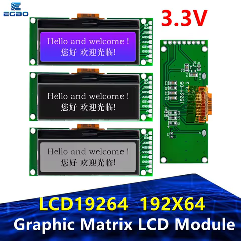 LCD 192x64 Gráfico UC1609C