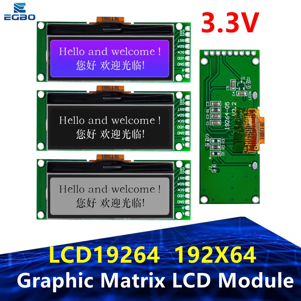 LCD 192x64 Gráfico UC1609C