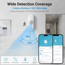 Sensor de Movimento PIR WiFi Inteligente Thumbnail 2