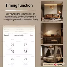 Interruptor Inteligente Zigbee Mini 1/2/3 Gang Thumbnail 6