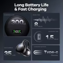 Fone Bluetooth 5.4 LED OWS Thumbnail 3