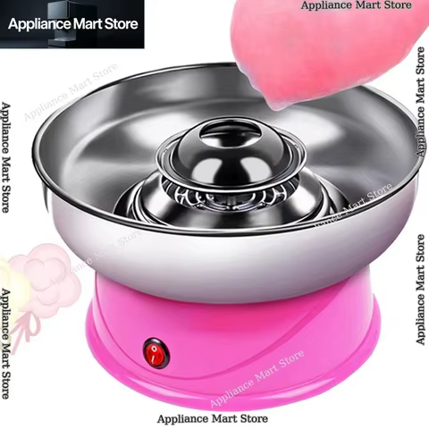 Máquina de Algodão Doce Mini Elétrica