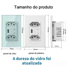 Tomada Inteligente WiFi Melery com USB Thumbnail 3