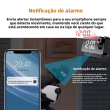 Mini Câmera de Relógio FHD 1080P WiFi Thumbnail 5