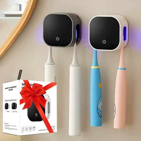 Suporte Esterilizador UVC para Escovas de Dente