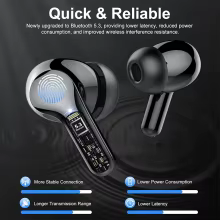 Fone Bluetooth UYUXIO BT5.4 LED IP7 Thumbnail 5