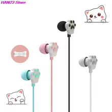 Fone Cat Paw Gatinho 3.5mm Thumbnail 1