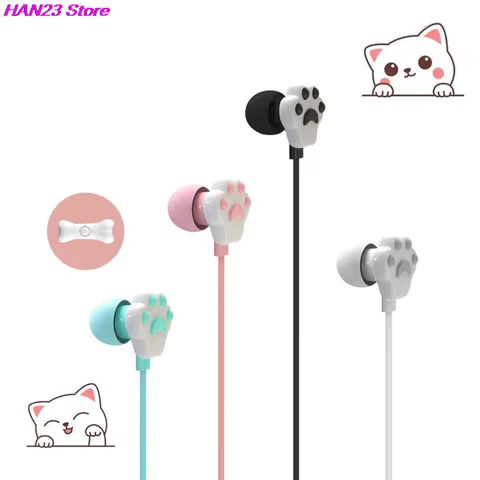 Fone Cat Paw Gatinho 3.5mm