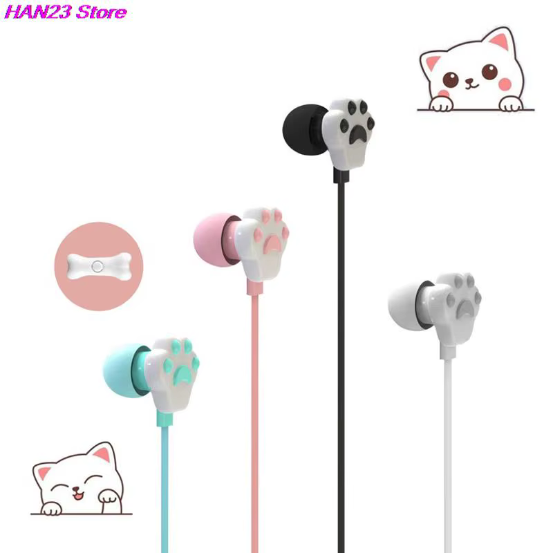 Fone Cat Paw Gatinho 3.5mm