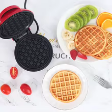 Mini Máquina de Waffles Elétrica 110V/220V Thumbnail 2