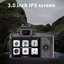 Câmera Digital SKIG 4K WiFi 64MP Thumbnail 3