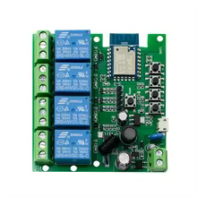 Interruptor Tuya 4CH WiFi + RF433 Thumbnail 5