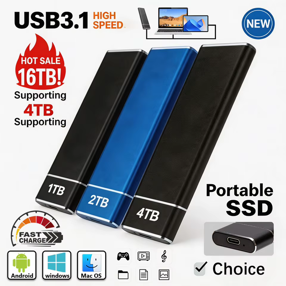 SSD Externo USB 3.1 2TB