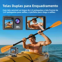 Câmera de Ação 5K Touch 6 Eixos Thumbnail 4